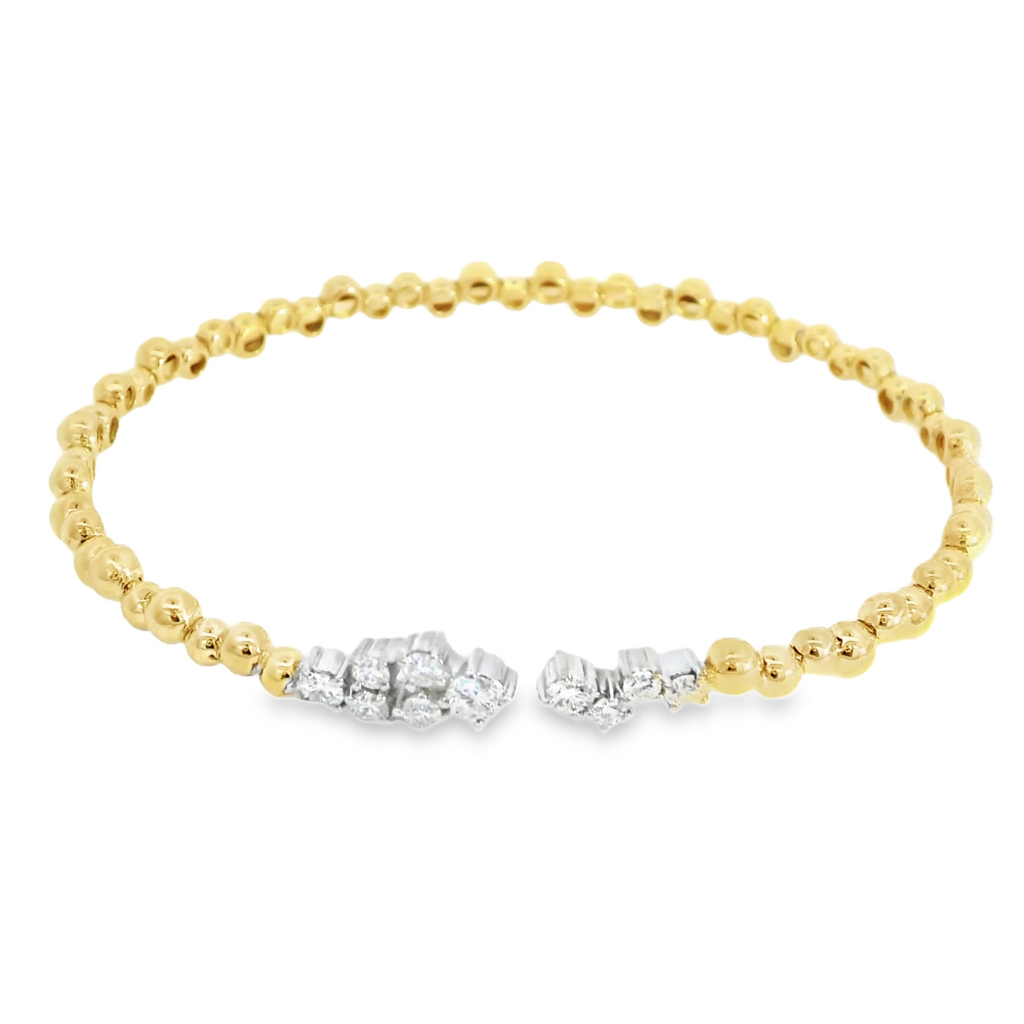 0.61CTW Elegant Diamond Gold Bracelet