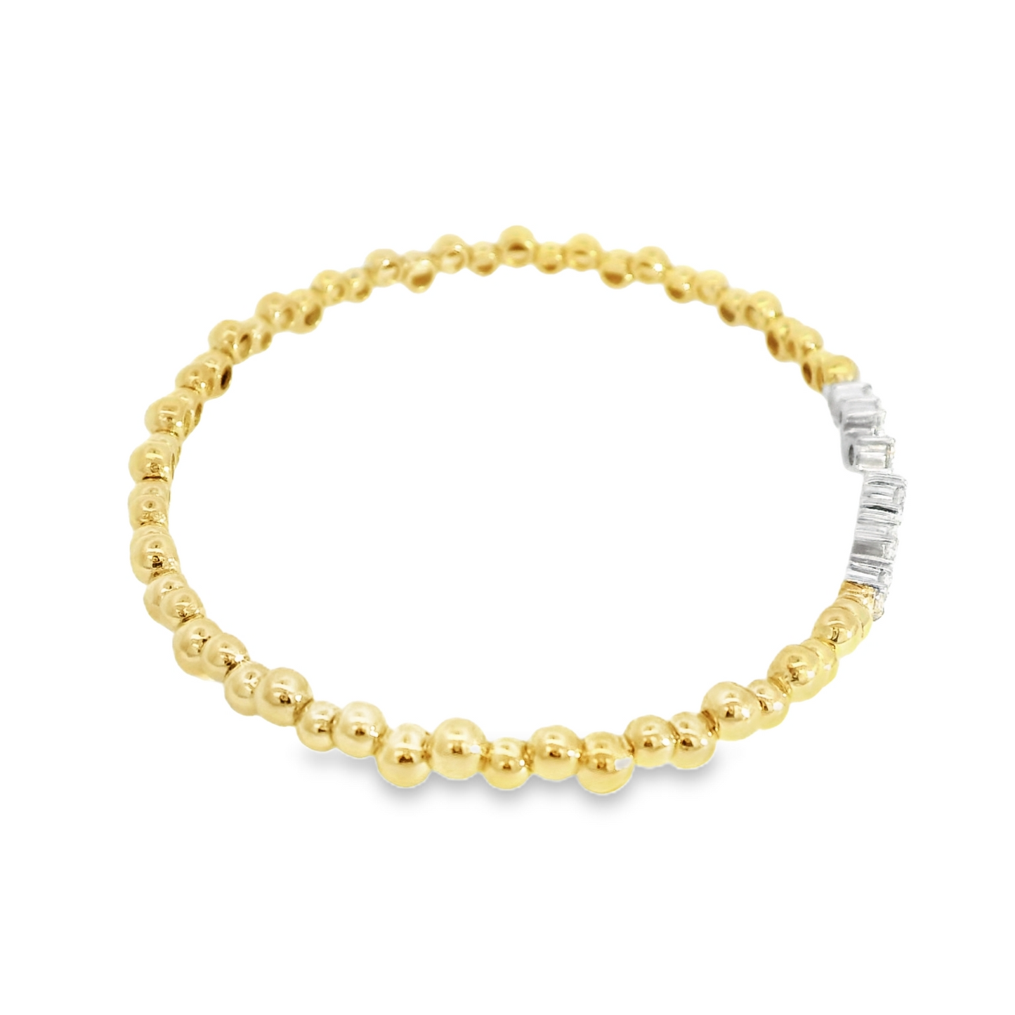 0.61CTW Elegant Diamond Gold Bracelet