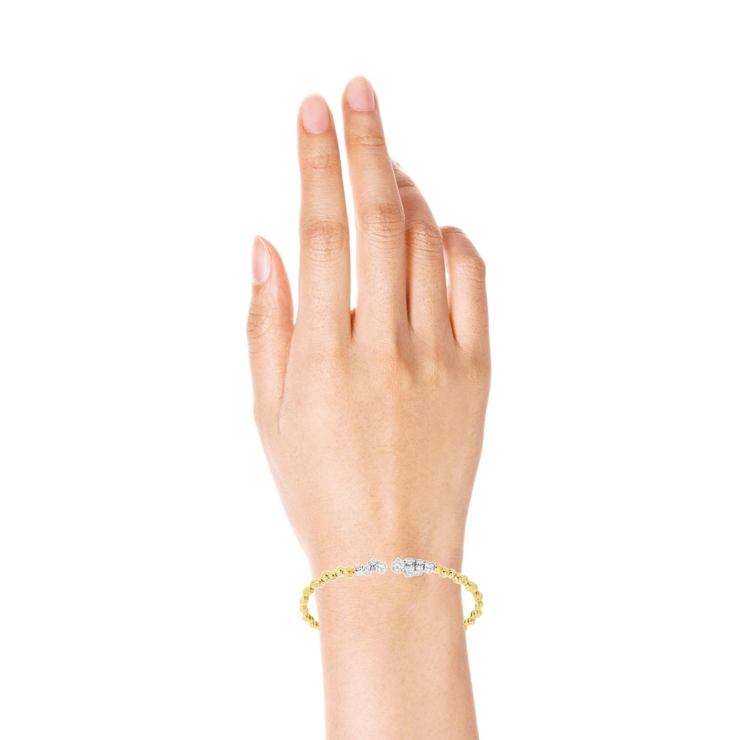 0.61CTW Elegant Diamond Gold Bracelet