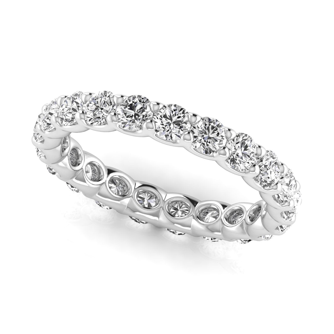 1/10ct - Round - platinum - Natural Diamond - GH/SI - Size 5.5