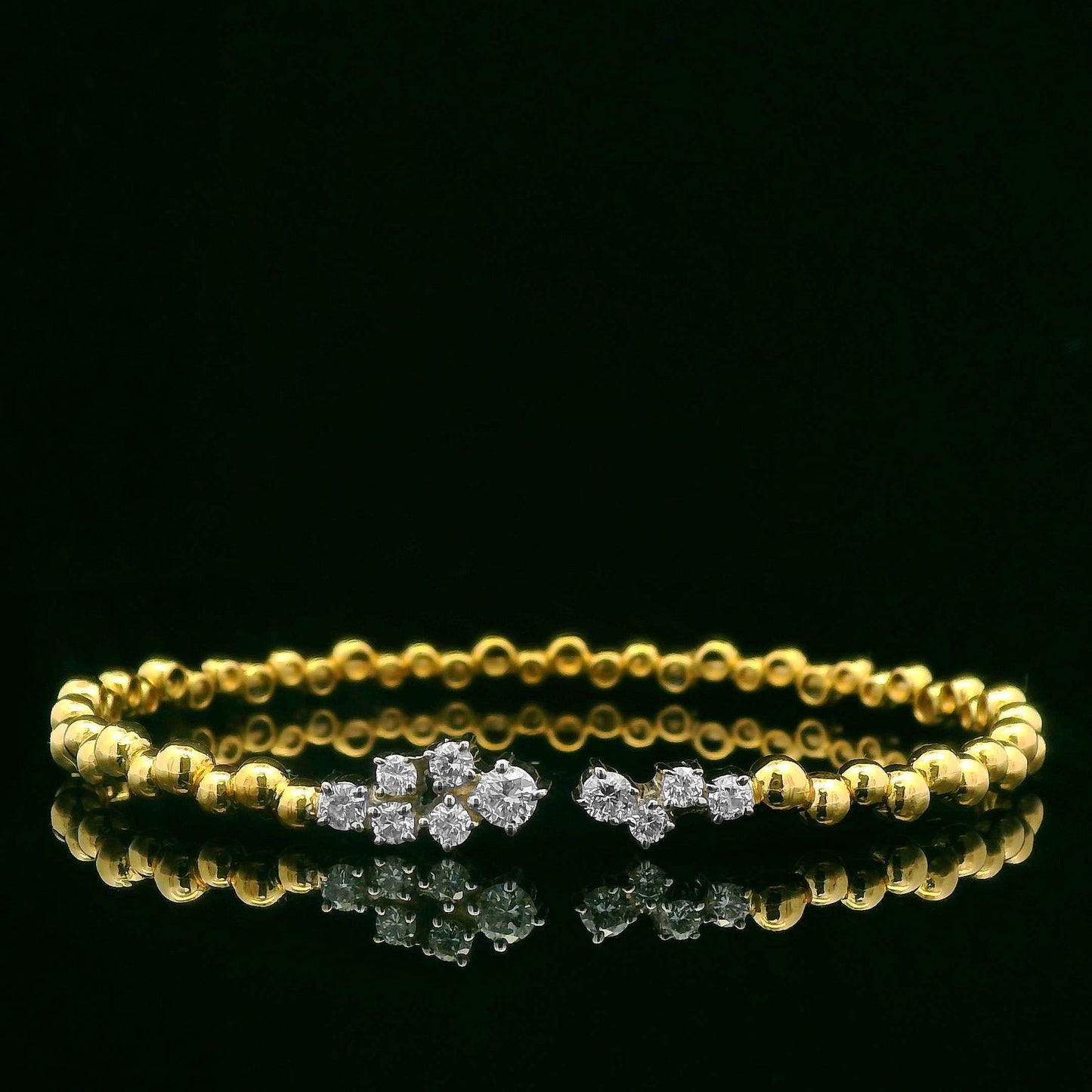 0.61CTW Elegant Diamond Gold Bracelet