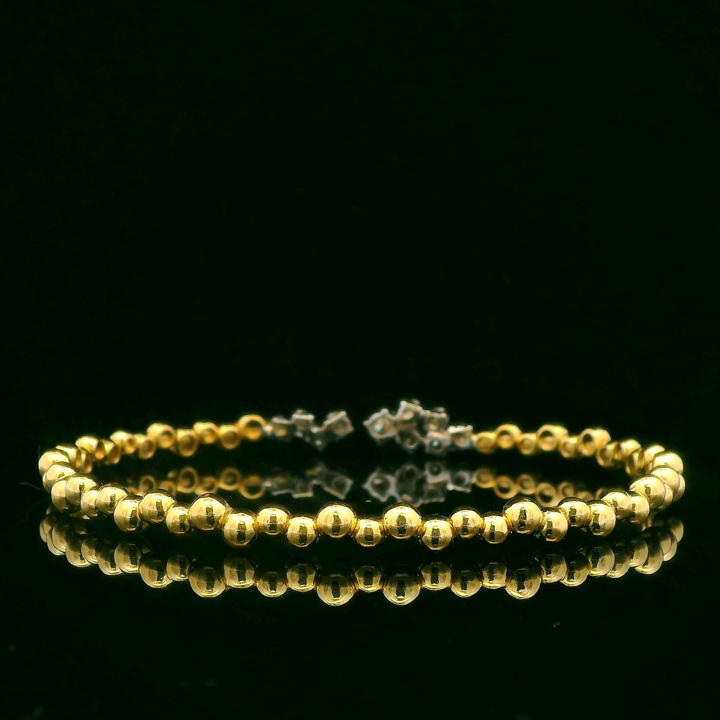 0.61CTW Elegant Diamond Gold Bracelet