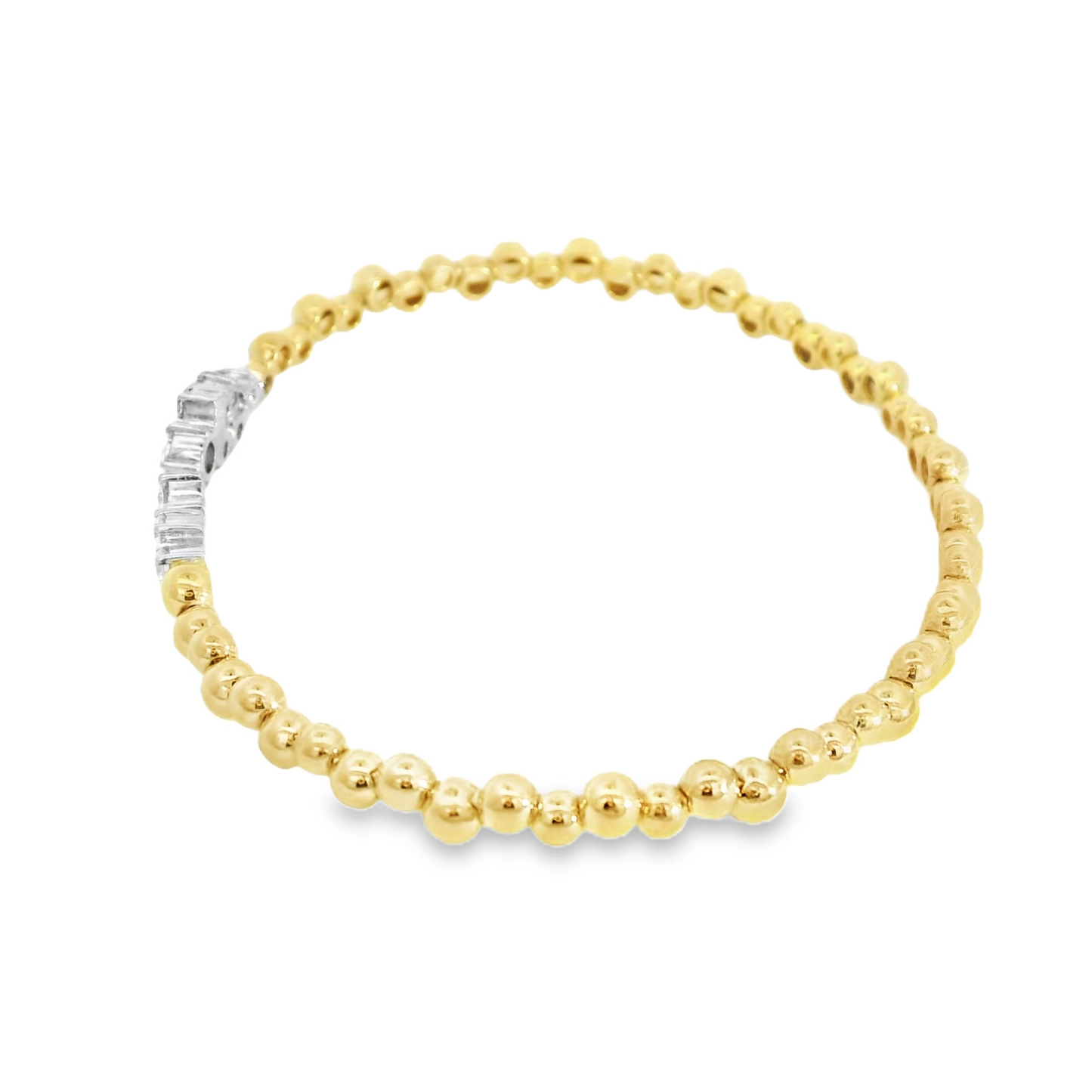 0.61CTW Elegant Diamond Gold  Bracelet