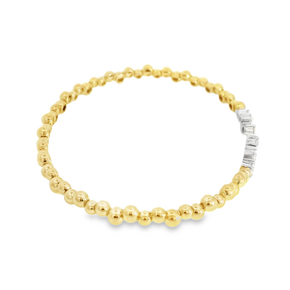 0.61CTW Elegant Diamond Gold  Bracelet