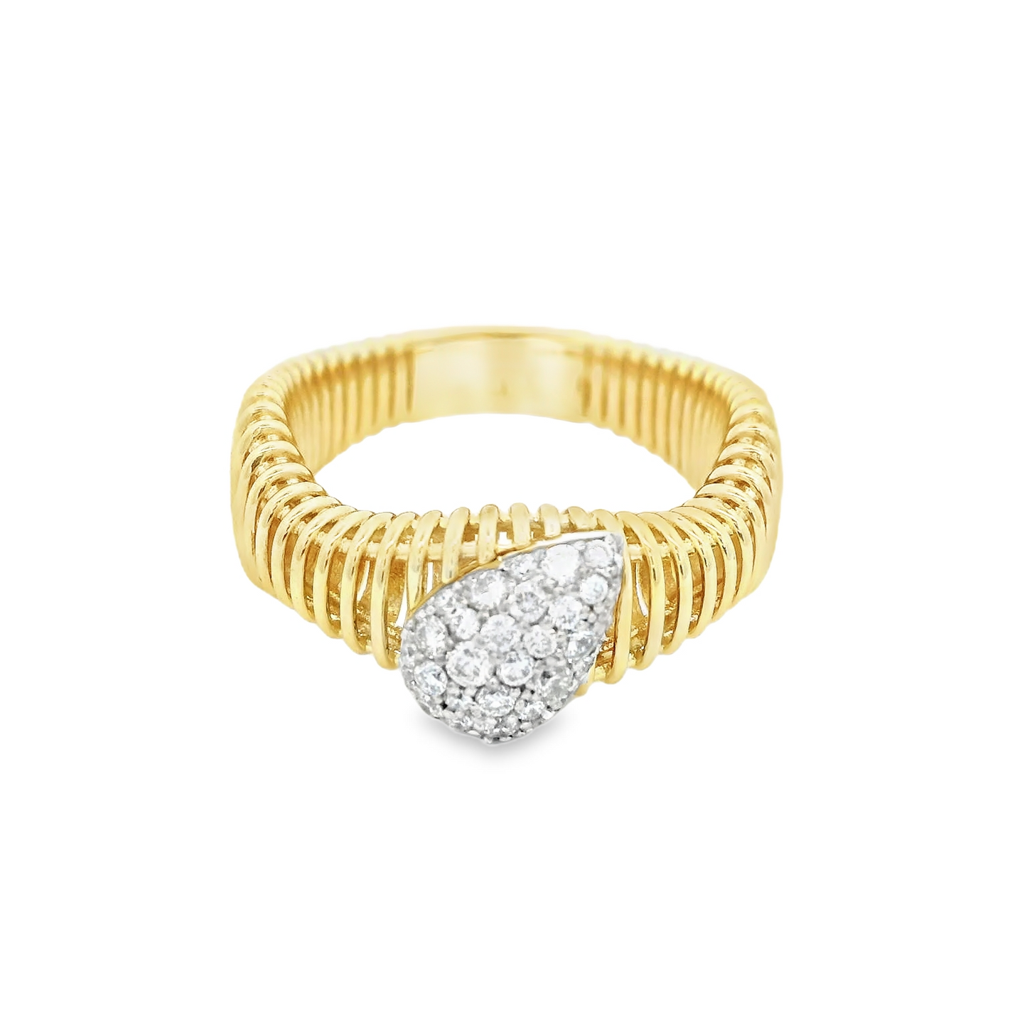 0.34CTW Elegant Gold and Diamond Ring