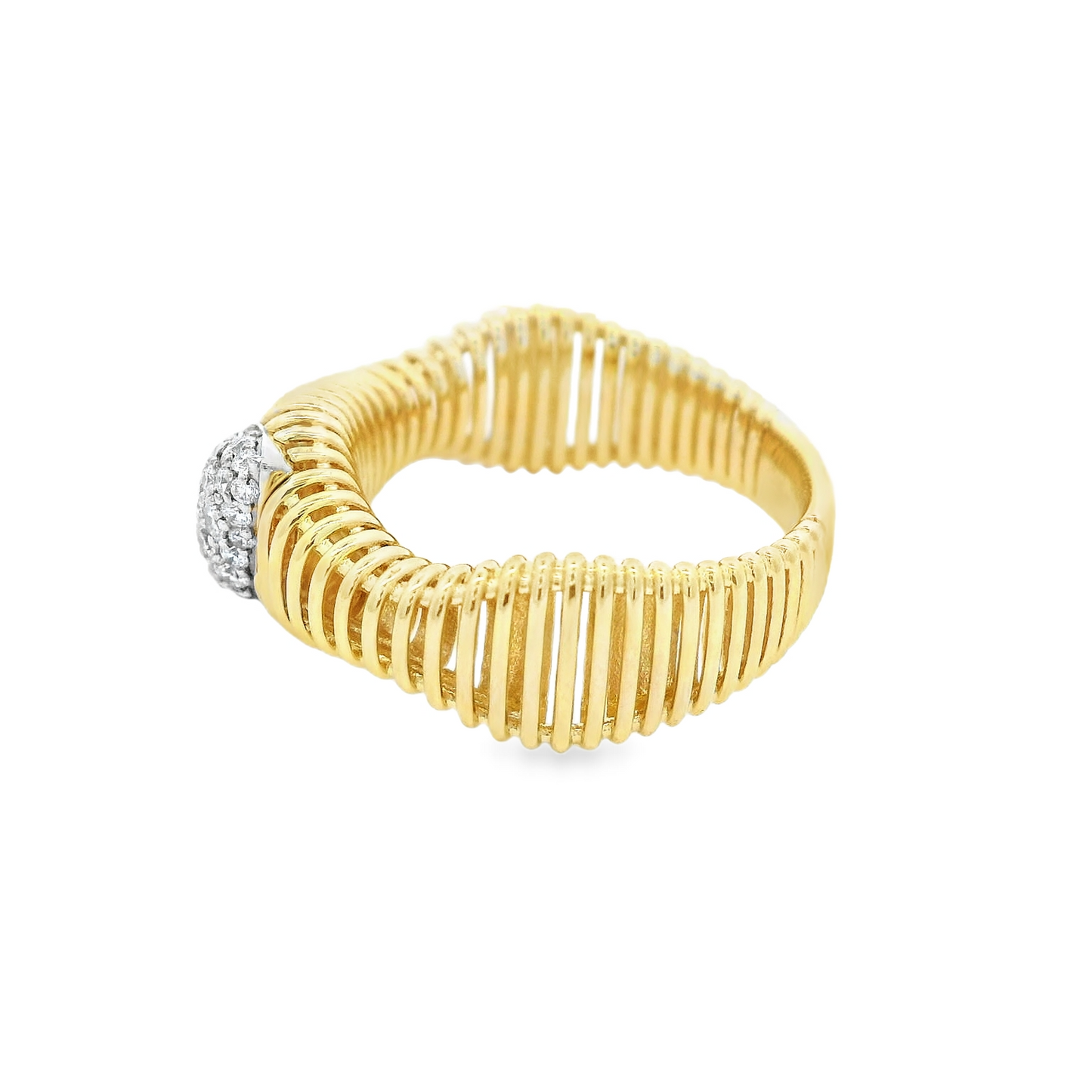 0.34CTW Elegant Gold and Diamond Ring