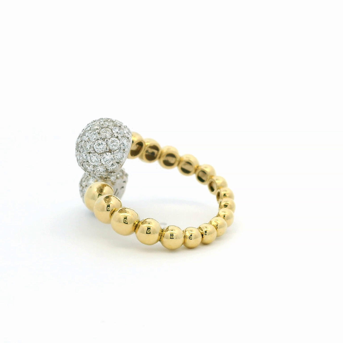 2.90CTW Round Brilliant Cut Elegant Gold and Diamond Ring