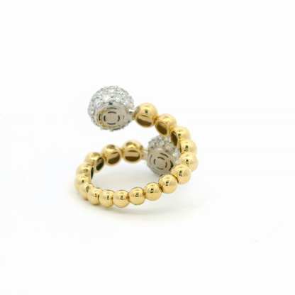 2.90CTW Round Brilliant Cut Elegant Gold and Diamond Ring