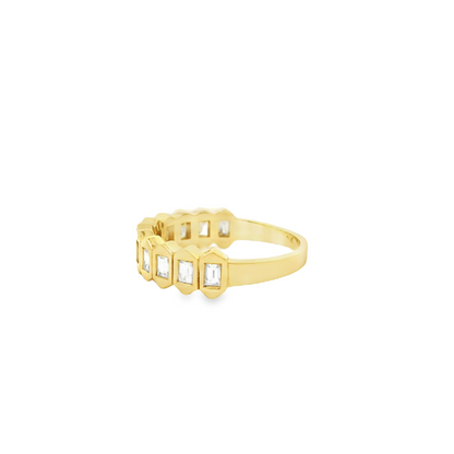 0.68CTW Elegant Gold Ring with Diamonds