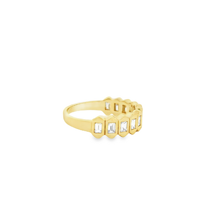 0.68CTW Elegant Gold Ring with Diamonds