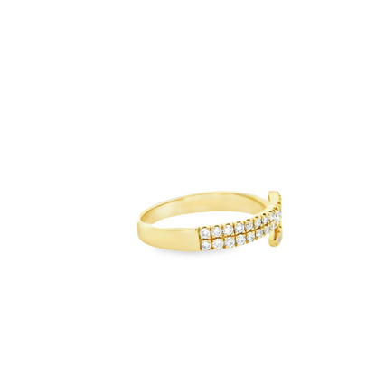 0.44CTW Serena Elegant Gold Diamond Ring