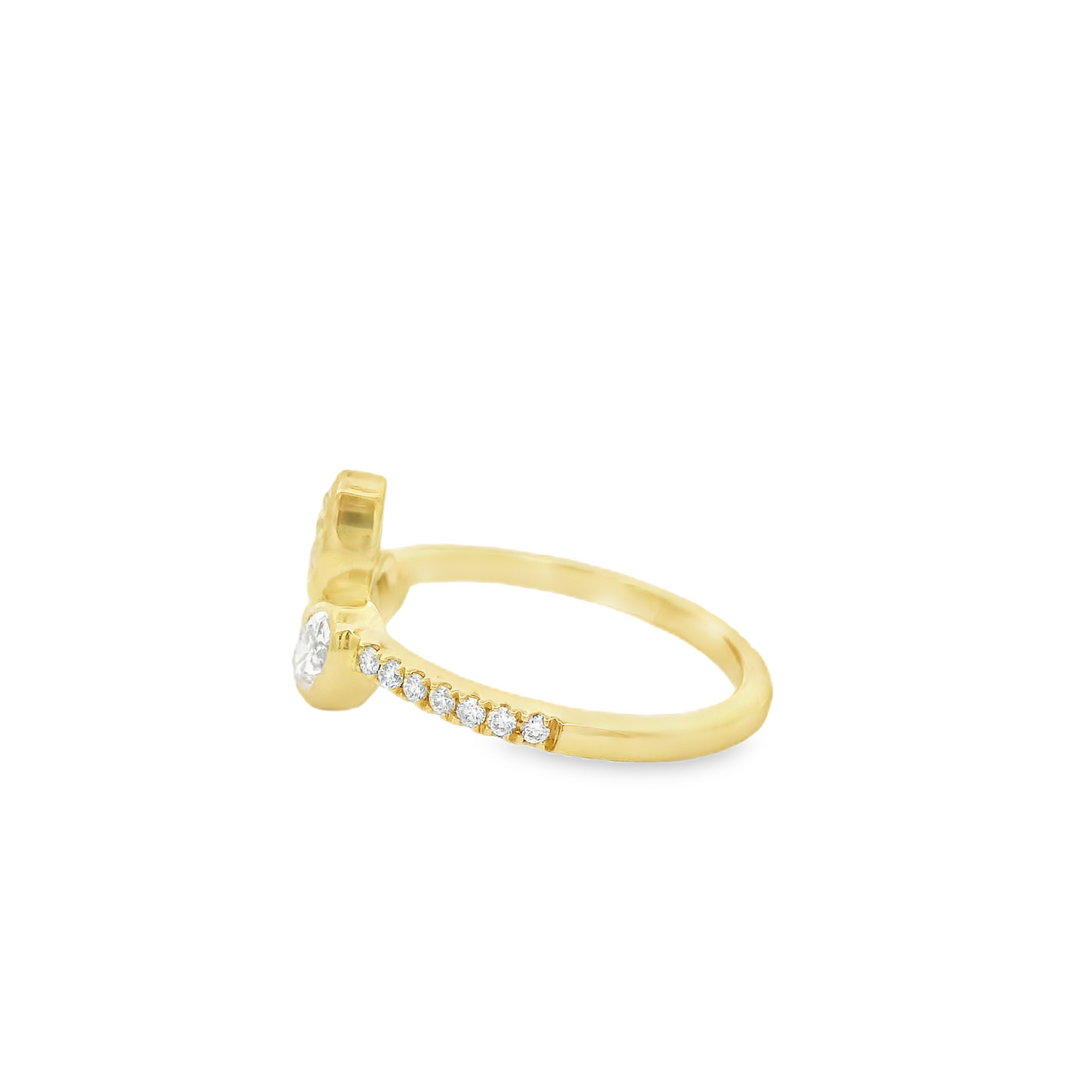 1.16CTW Elegant Gold Diamond Ring