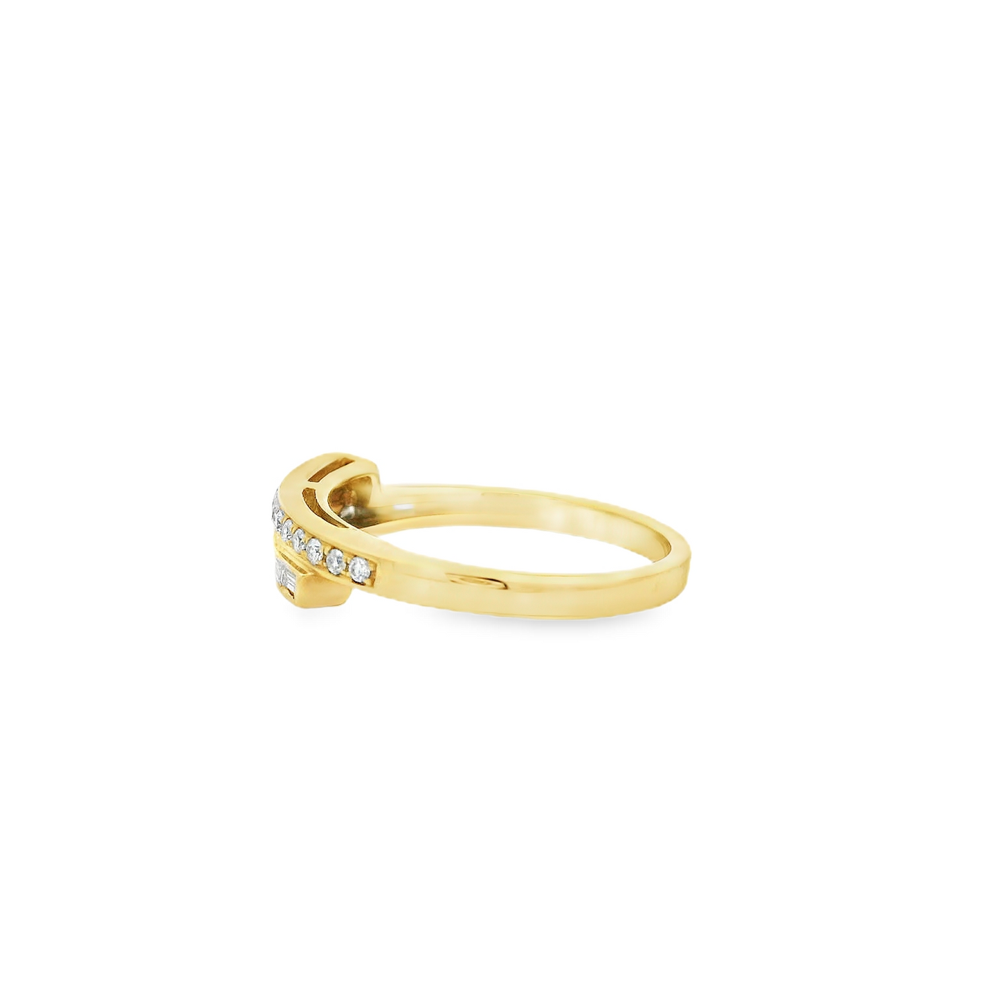 0.31CTW Elegant Gold Diamond Ring