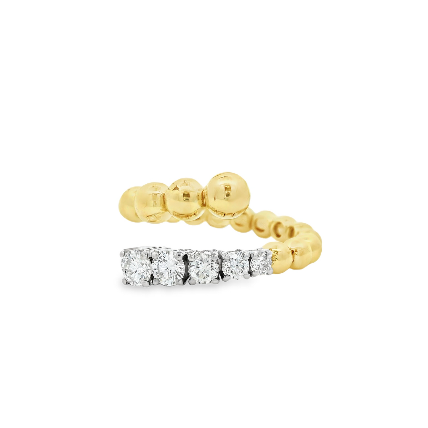 0.85CTW Elegant Gold and Diamond Ring