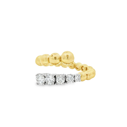 0.85CTW Elegant Gold and Diamond Ring