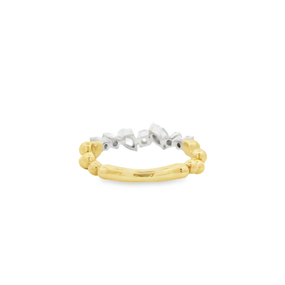 0.63CTW Elegant Gold and Diamond Ring