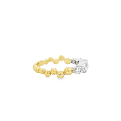 0.63CTW Elegant Gold and Diamond Ring