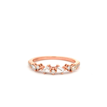 0.28CTW Elegant Gold Ring with Diamonds