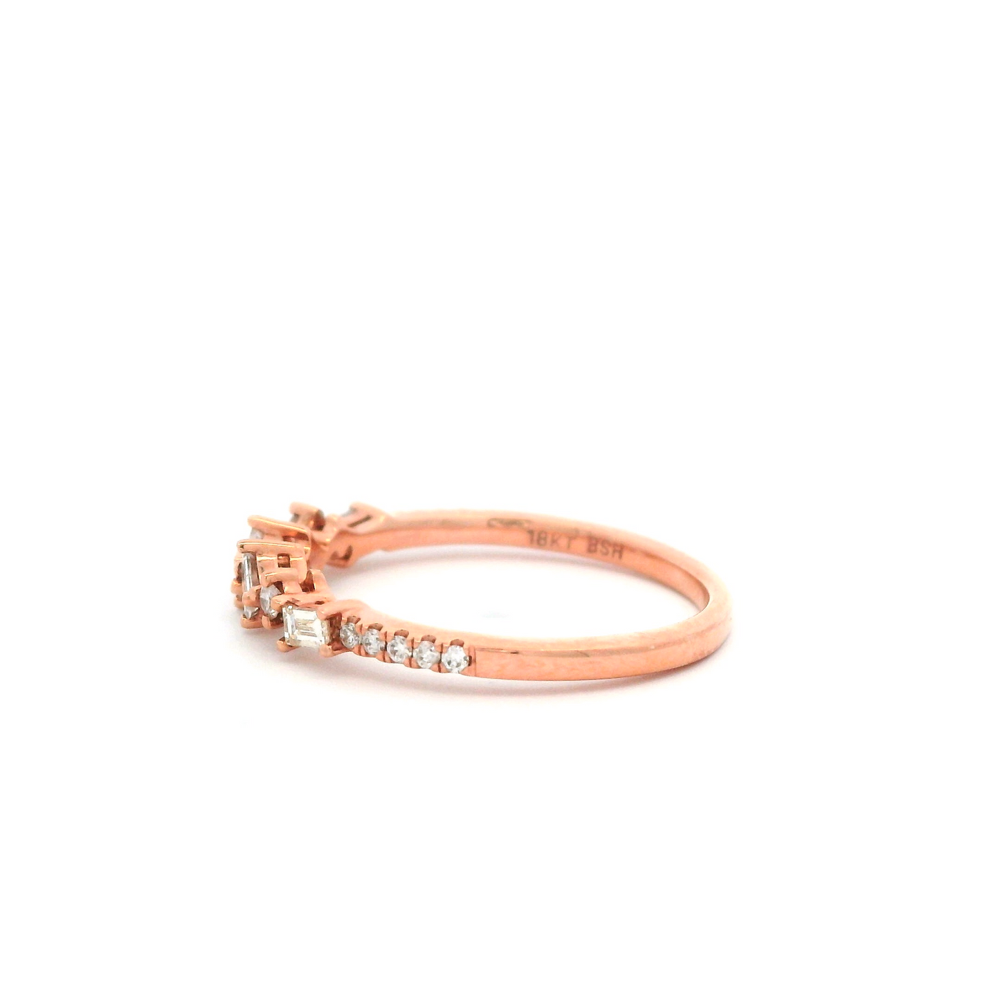 0.28CTW Elegant Gold Ring with Diamonds