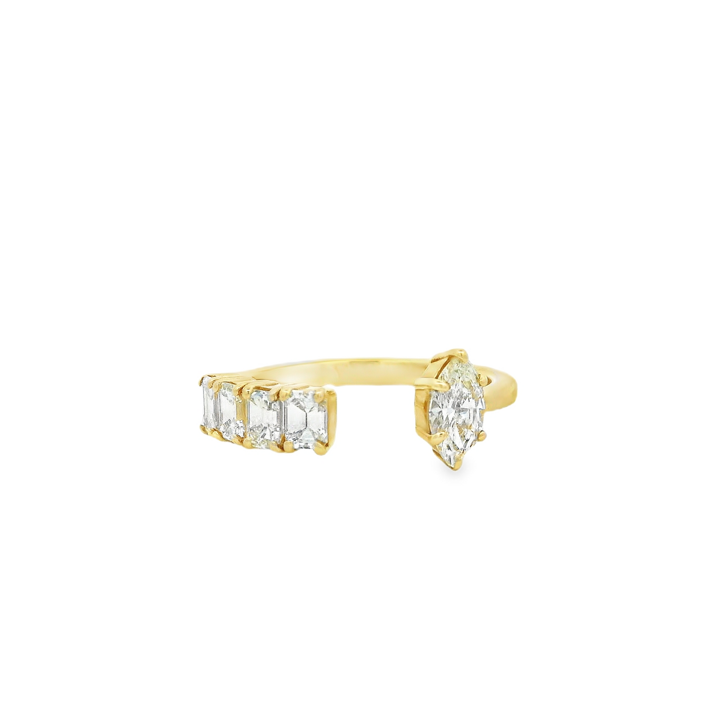 1.14CTW Elegant Gold Diamond Ring