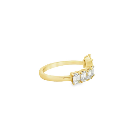 1.14CTW Elegant Gold Diamond Ring