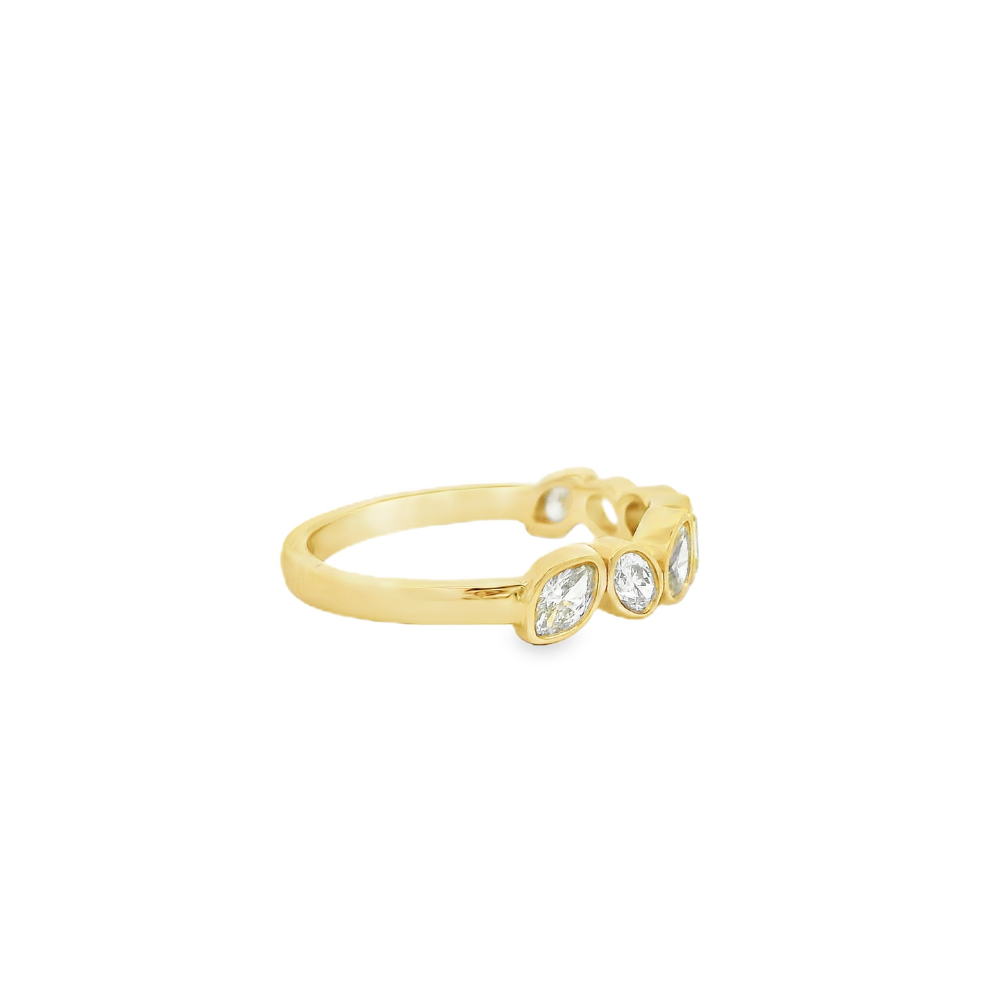 0.73CTW Elegant Gold Diamond Ring