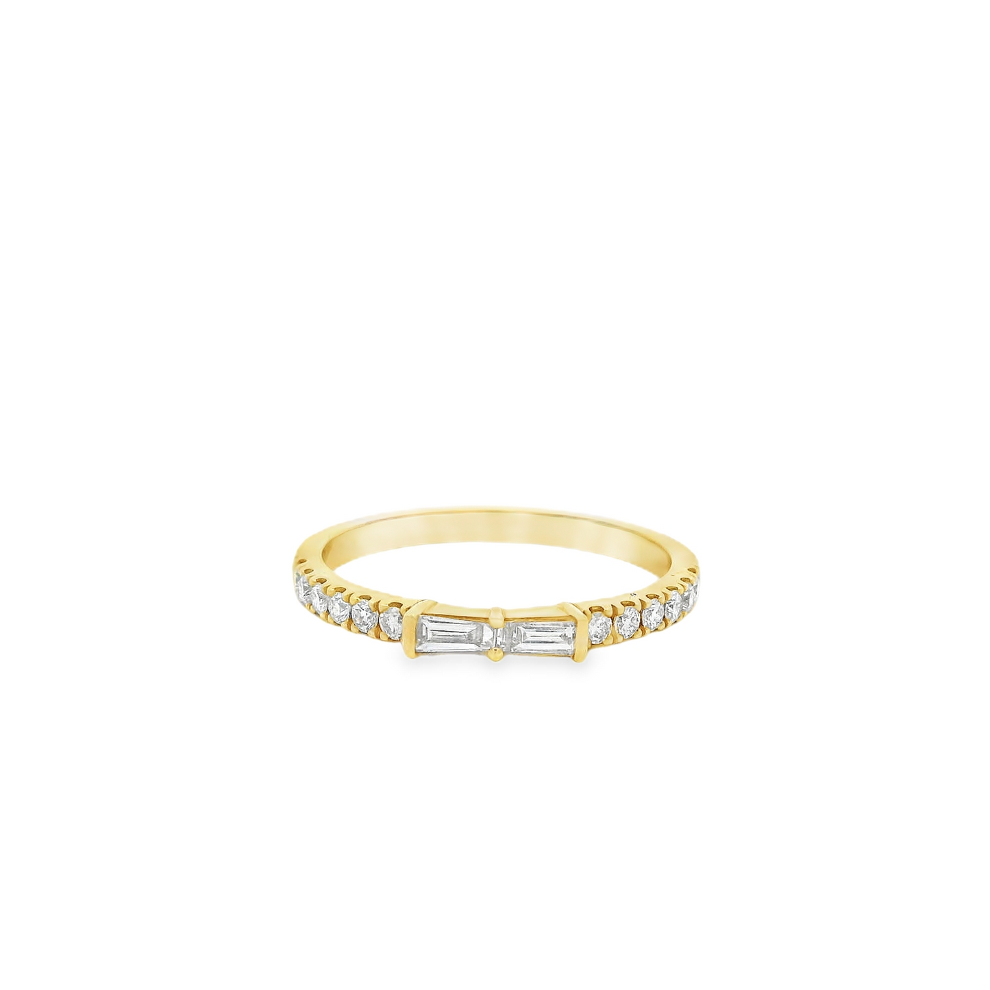 0.31CTW Elegant Gold Diamond Ring