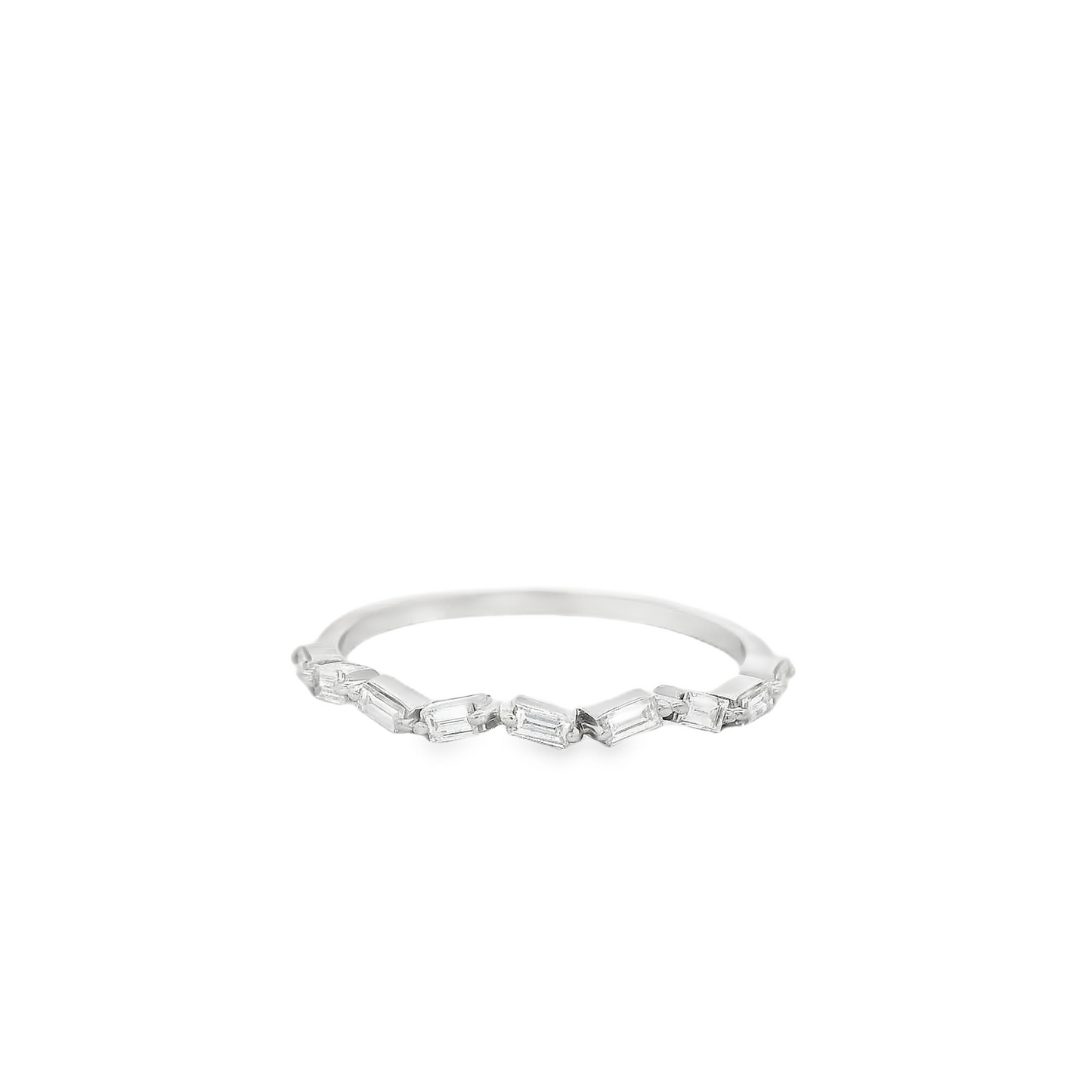 0.27CTW Elegant Baguette Diamond Ring