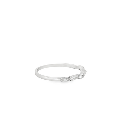 0.27CTW Elegant Baguette Diamond Ring