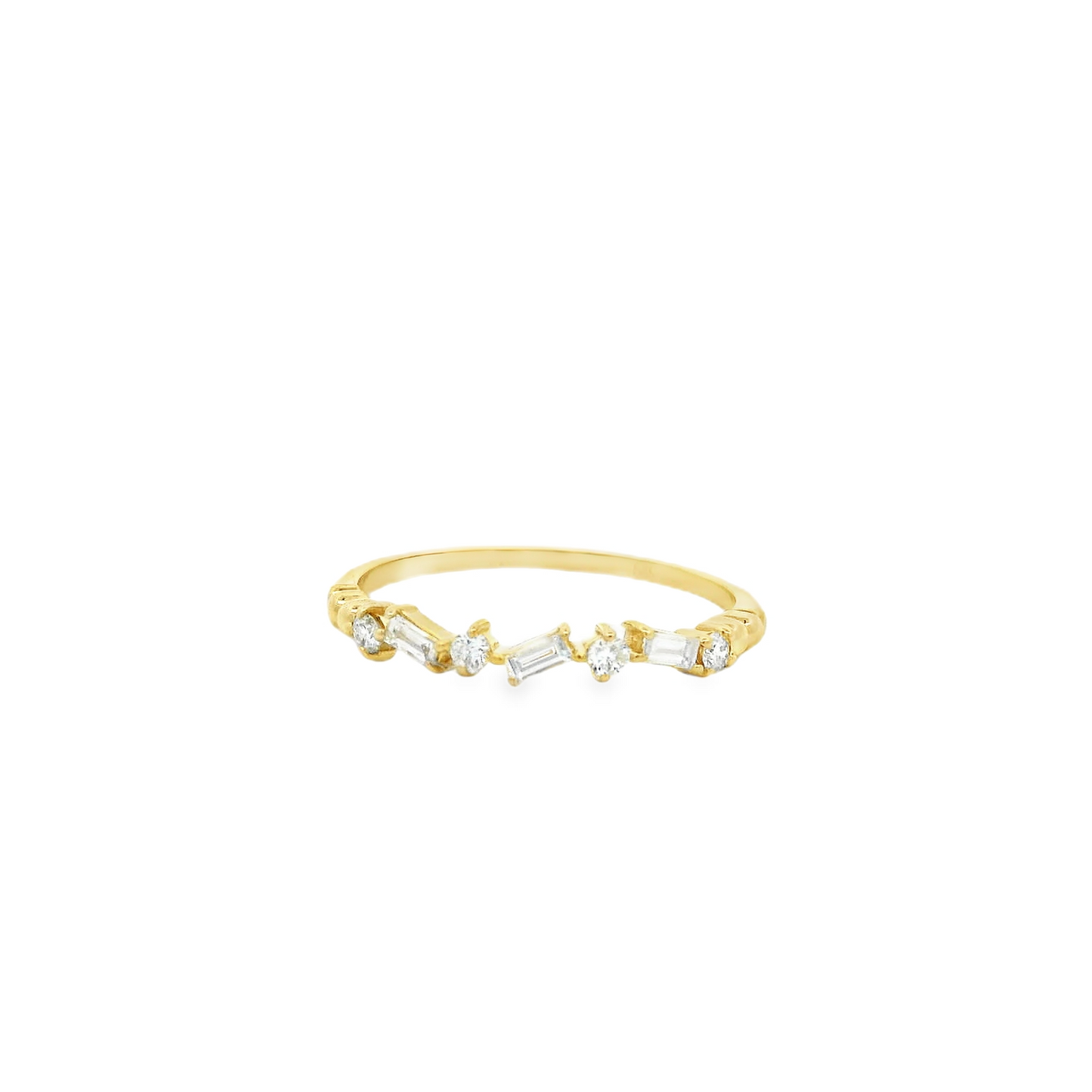 0.10CTW Elegant Gold Diamond Ring