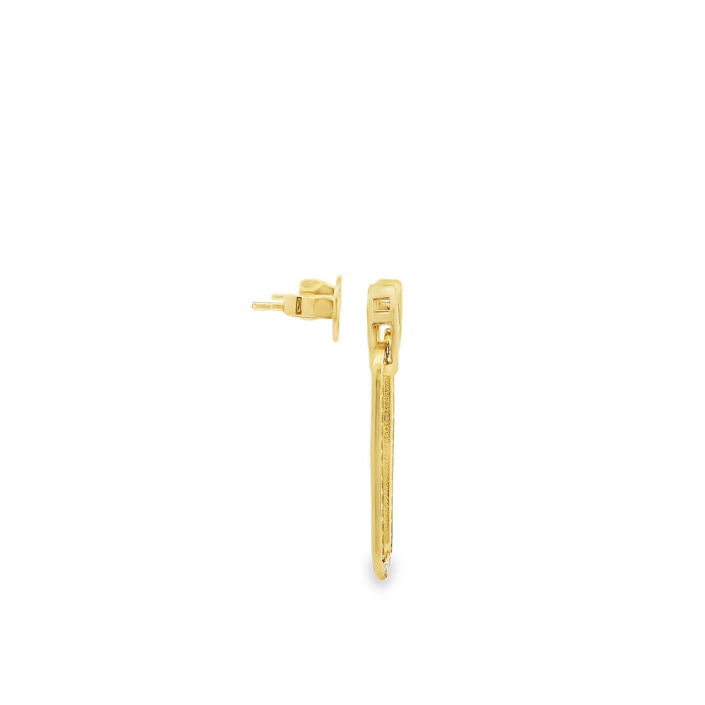 0.55CTW Elegant Gold and Diamond Earrings