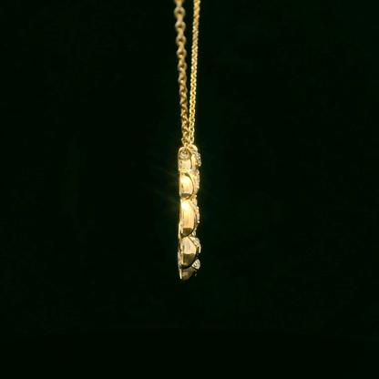 0.25CTW Elegant Gold Pendant Necklace