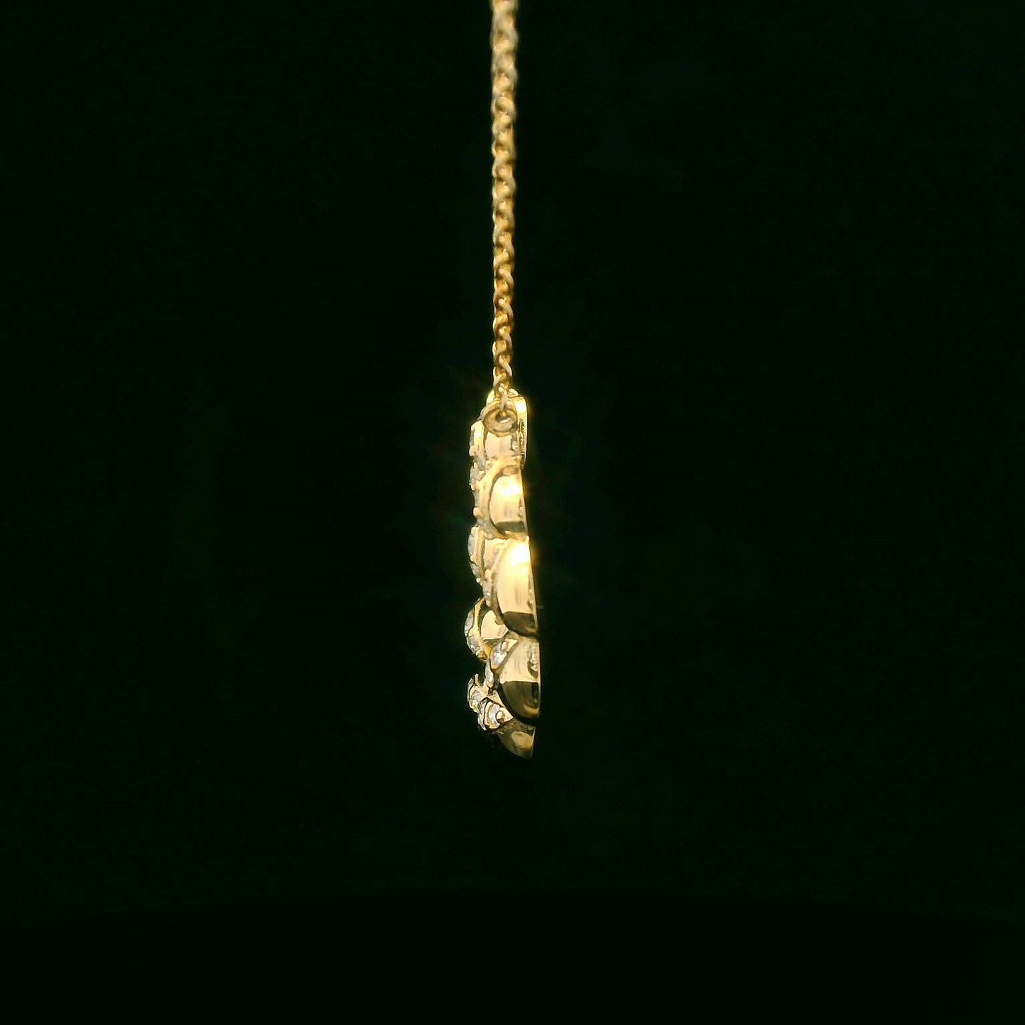 0.25CTW Elegant Gold Pendant Necklace