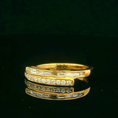 0.31CTW Elegant Gold Diamond Ring