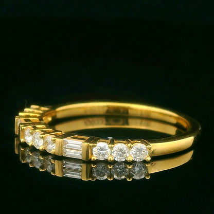 0.34CTW Elegant Gold Diamond Ring