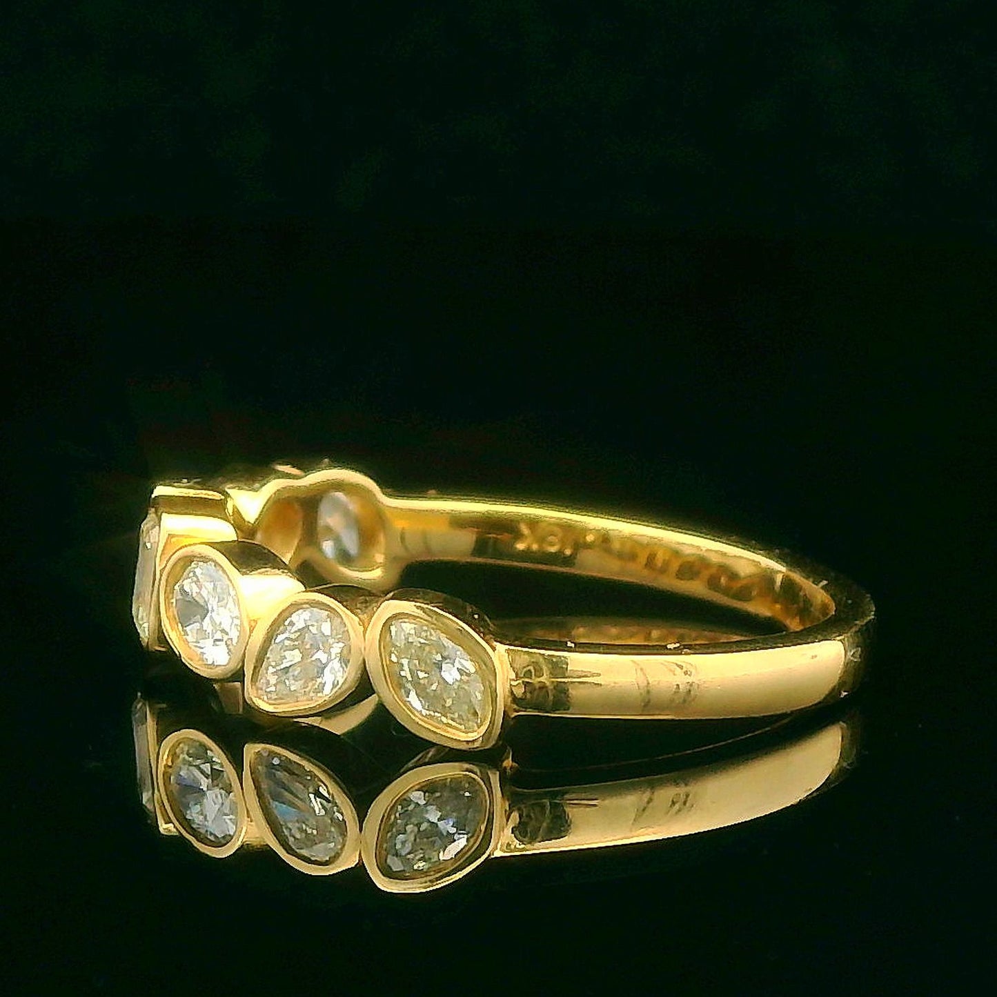 0.73CTW Elegant Gold Diamond Ring