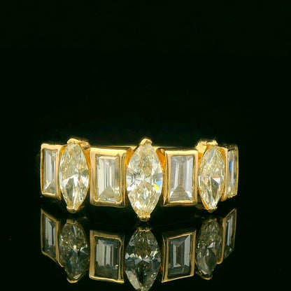 1.50CTW Elegant Gold Diamond Ring