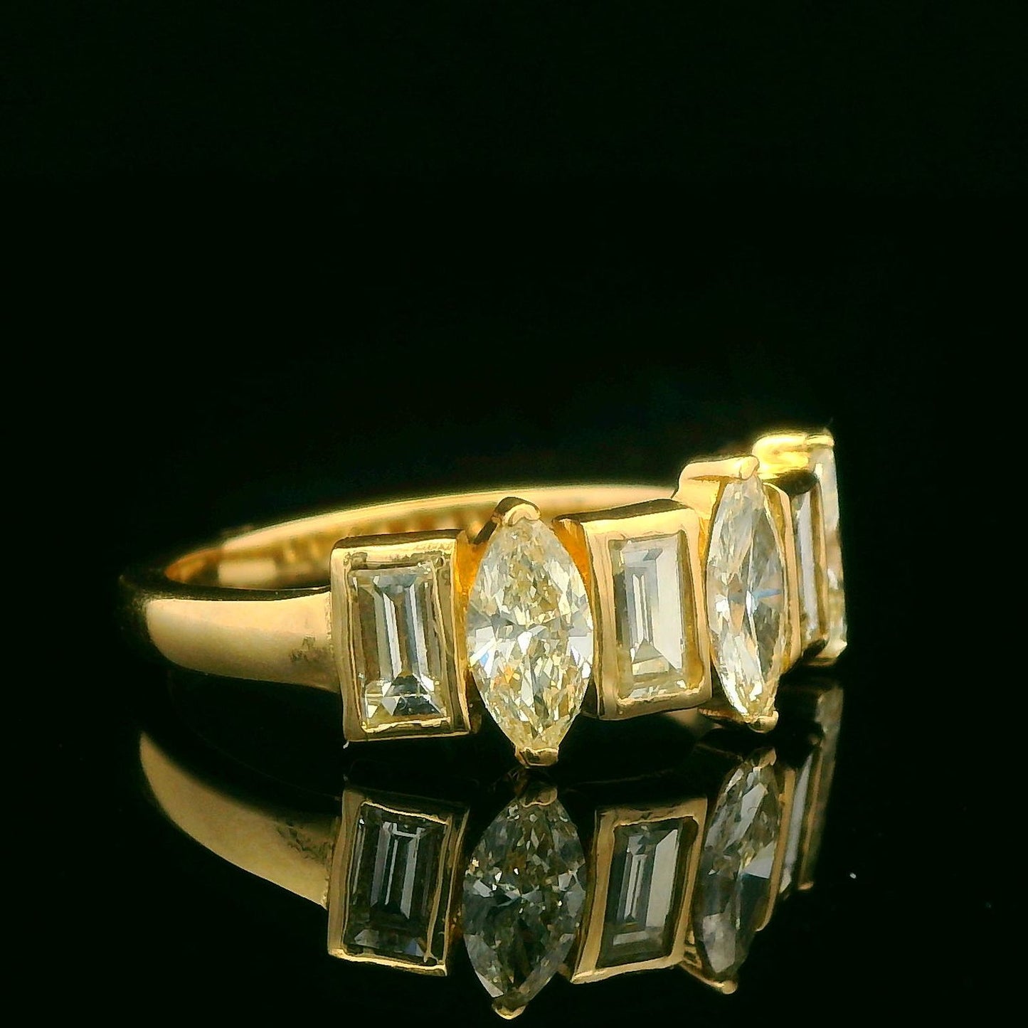 1.50CTW Elegant Gold Diamond Ring