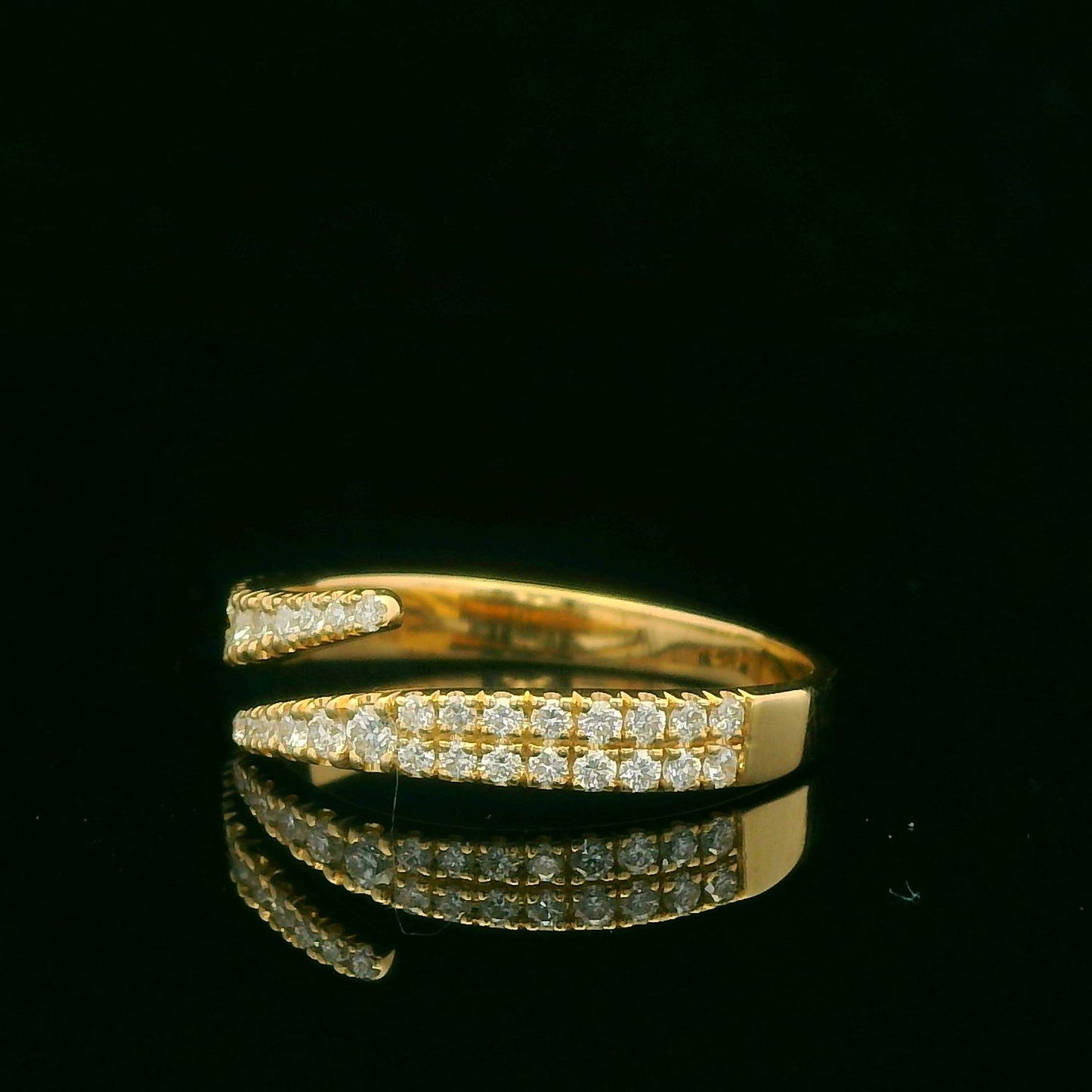 0.44CTW Serena Elegant Gold Diamond Ring