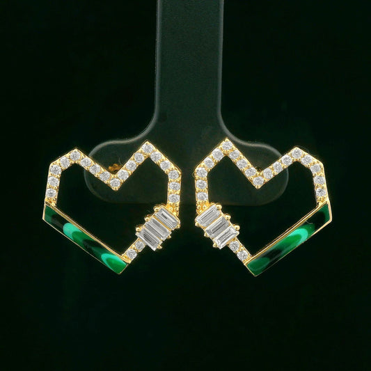 0.34CTW Elegant Geometric Earrings