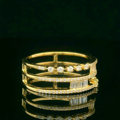 0.26CTW Elegant Gold Diamond Ring