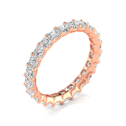 Eternity Band - Princess -rose gold
