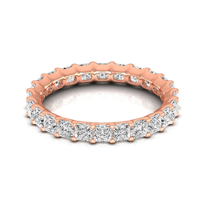 Eternity Band - Princess -rose gold