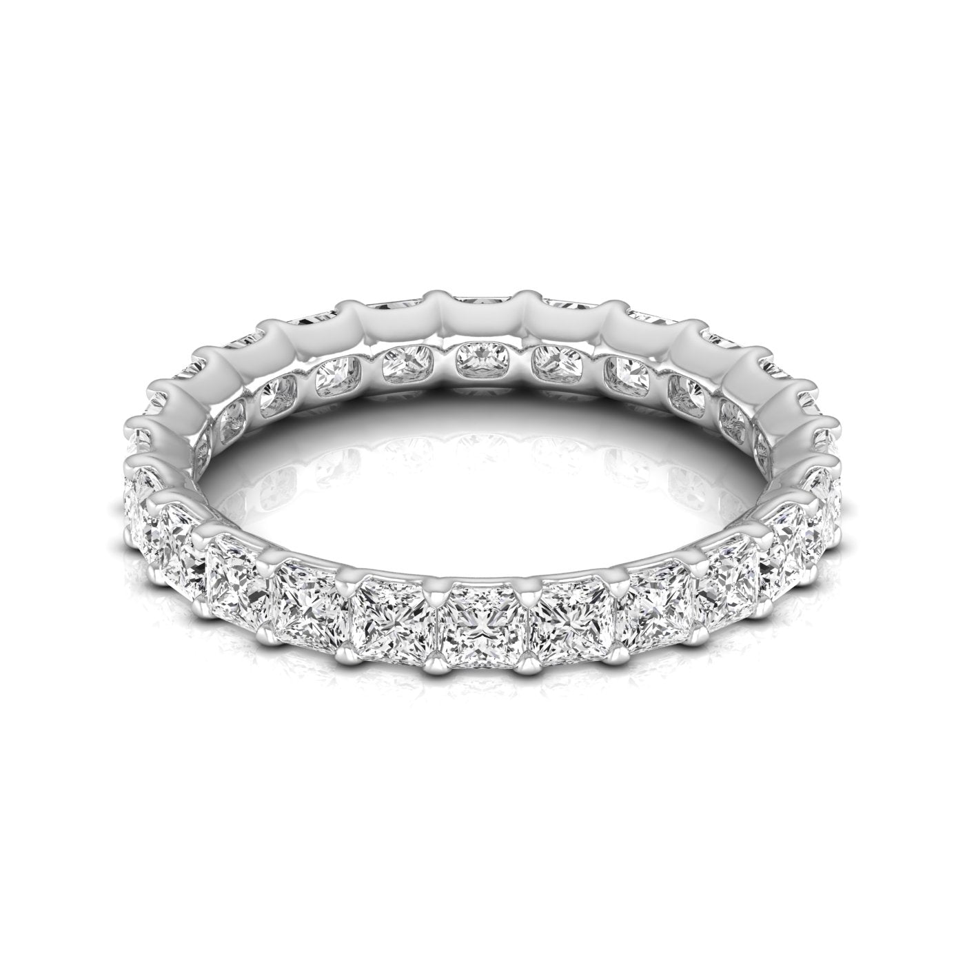 Princess Cut Eternity Bands