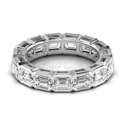 Eternity Bnd Eme - east-west-bezel-plat