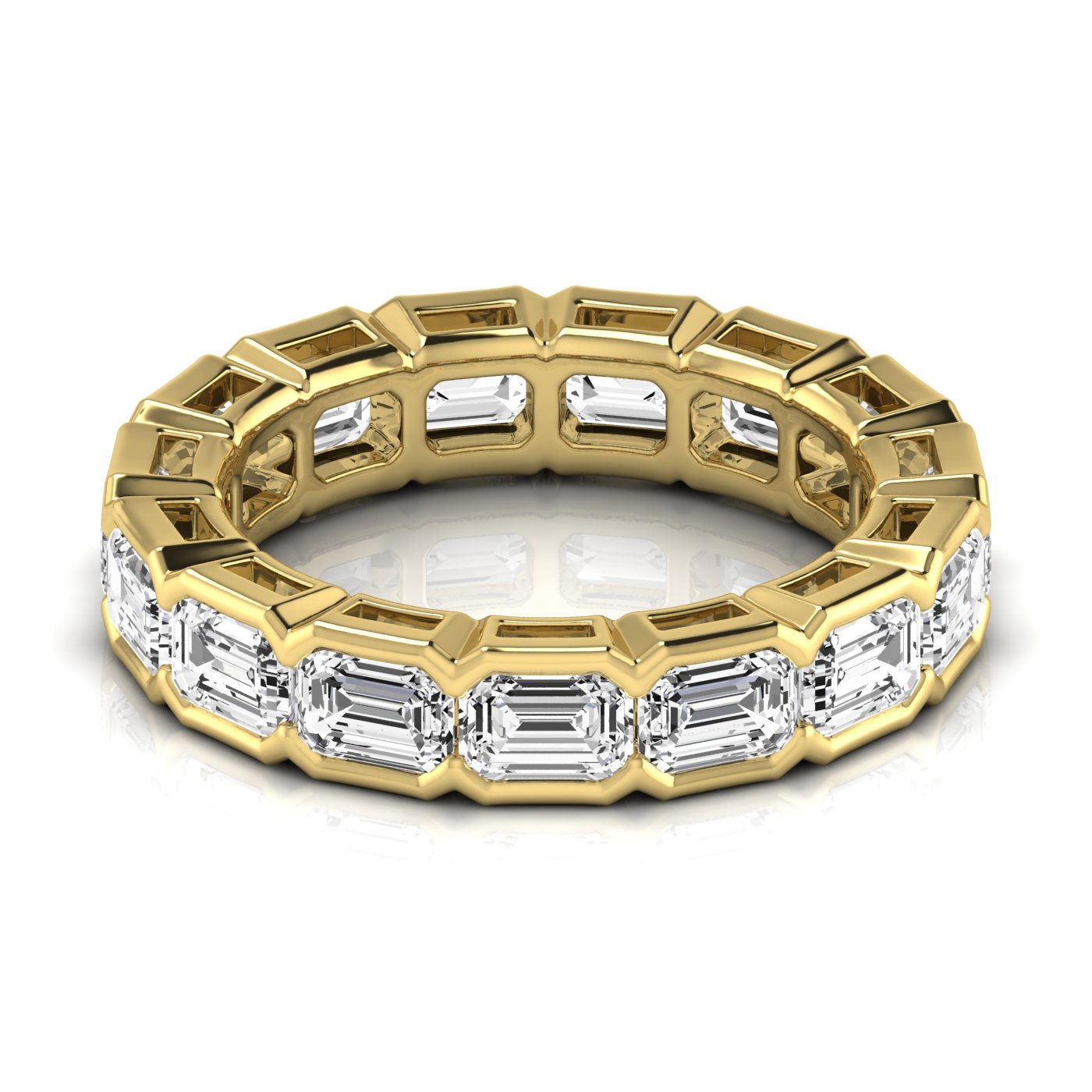 Eternity Bnd Eme - east-west-bezel-yllw