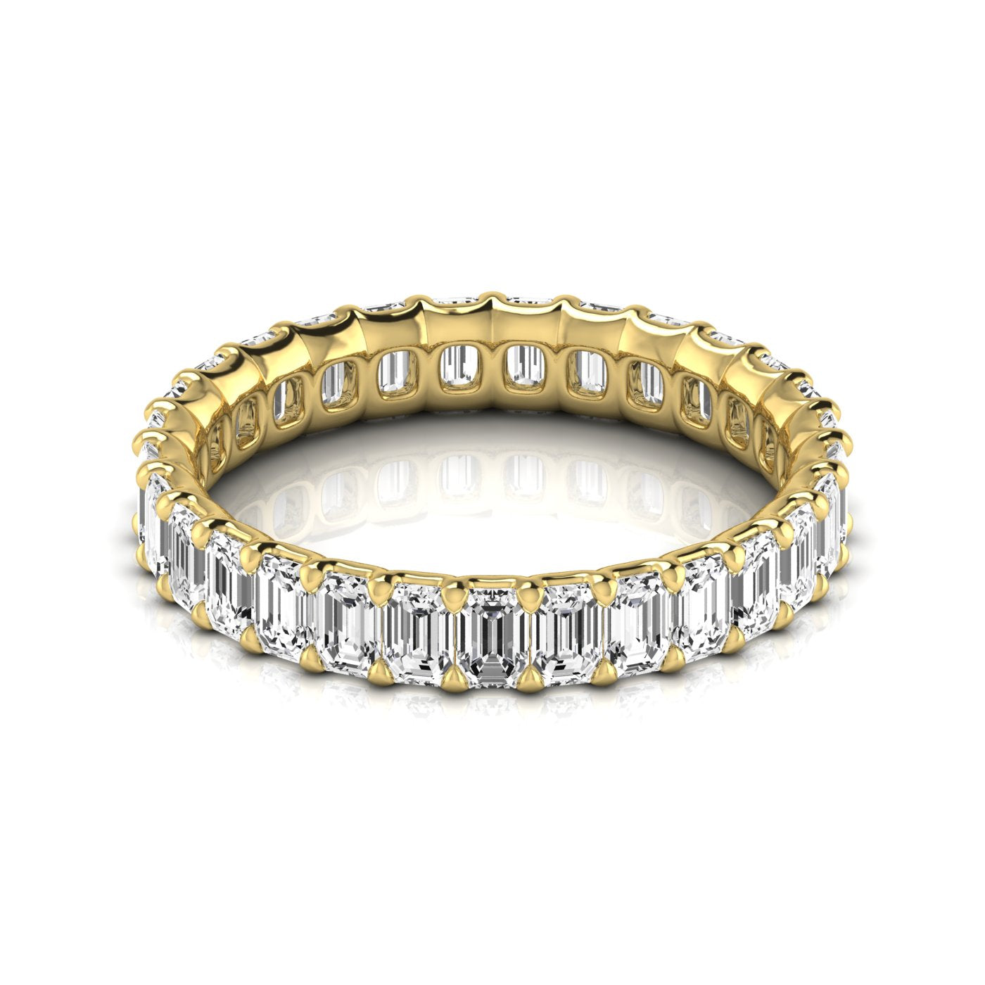 Emerald Cut Eternity Bands