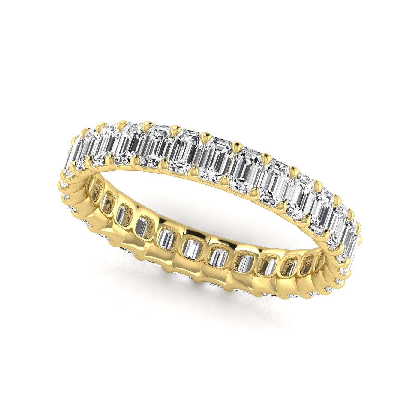 Emerald Cut Eternity Bands