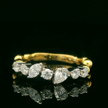 0.63CTW Elegant Gold and Diamond Ring