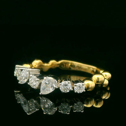 0.63CTW Elegant Gold and Diamond Ring